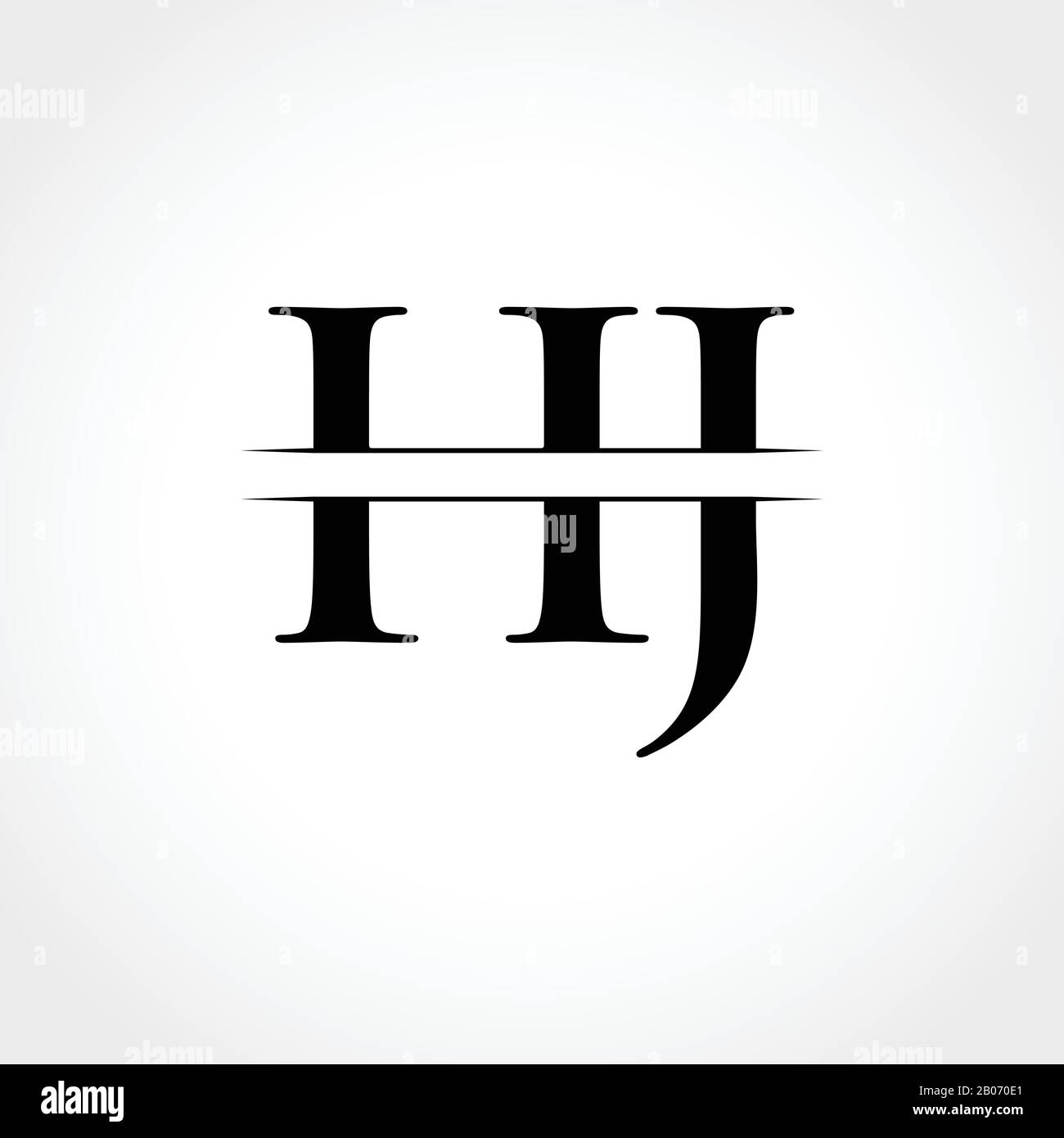 Premium Vector | Hj script logo design vector template initial calligraphy letter hj vector ...